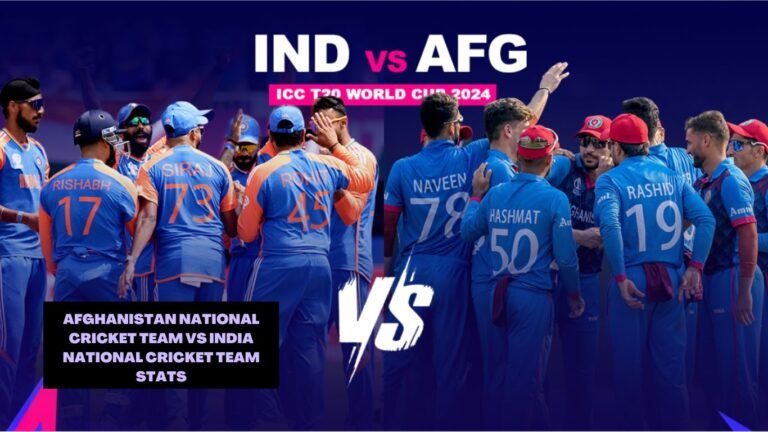 Afghanistan National Cricket Team vs India National Cricket Team Stats