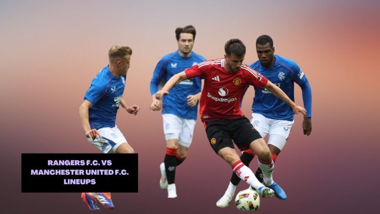 Rangers F.C. vs Manchester United F.C. Lineups, Pre-Match Anticipation