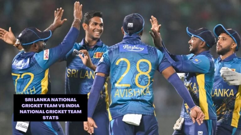 Sri Lanka National Cricket Team vs India National Cricket Team Stats